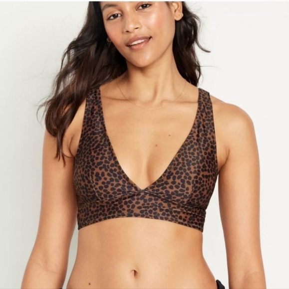 Old Navy Other - Brown And Black Animal Print Old Navy Bikini